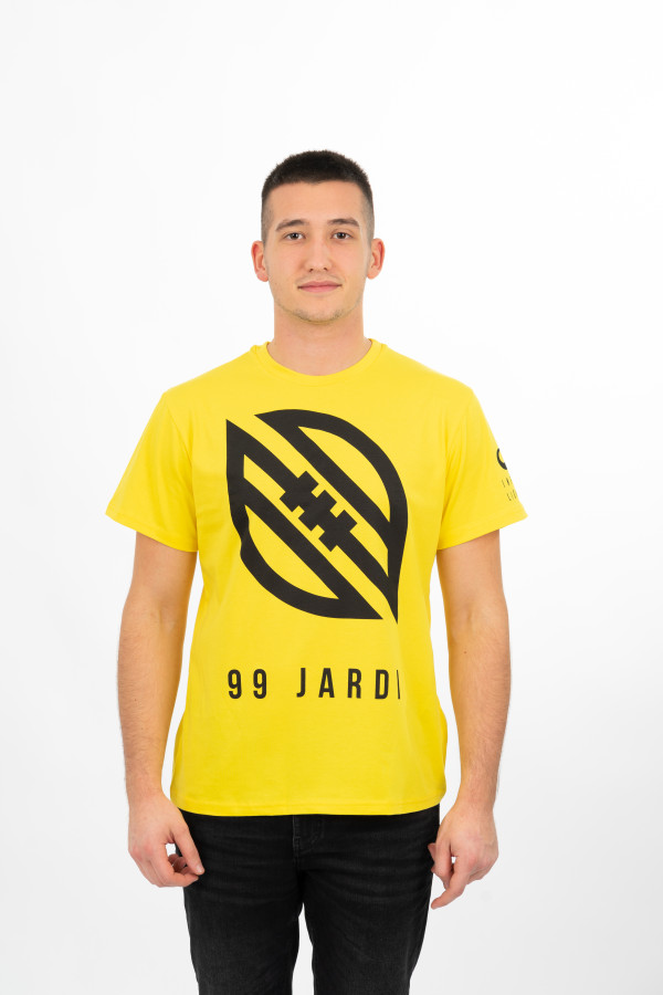 Majica 99 jardi Classic, žuta-crni logo