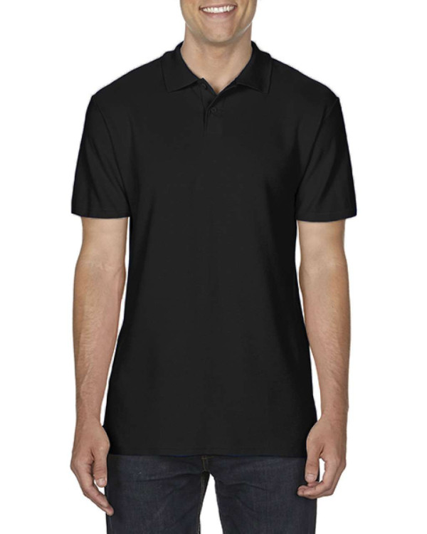 GILDAN SOFTSTYLE MUŠKA POLO MAJICA, Black