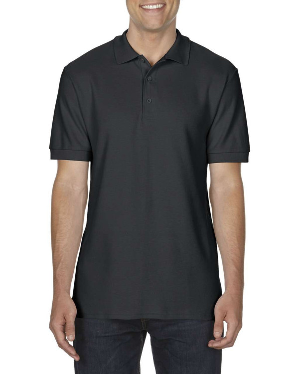 GILDAN PREMIUM POLO MUŠKA MAJICA, Black